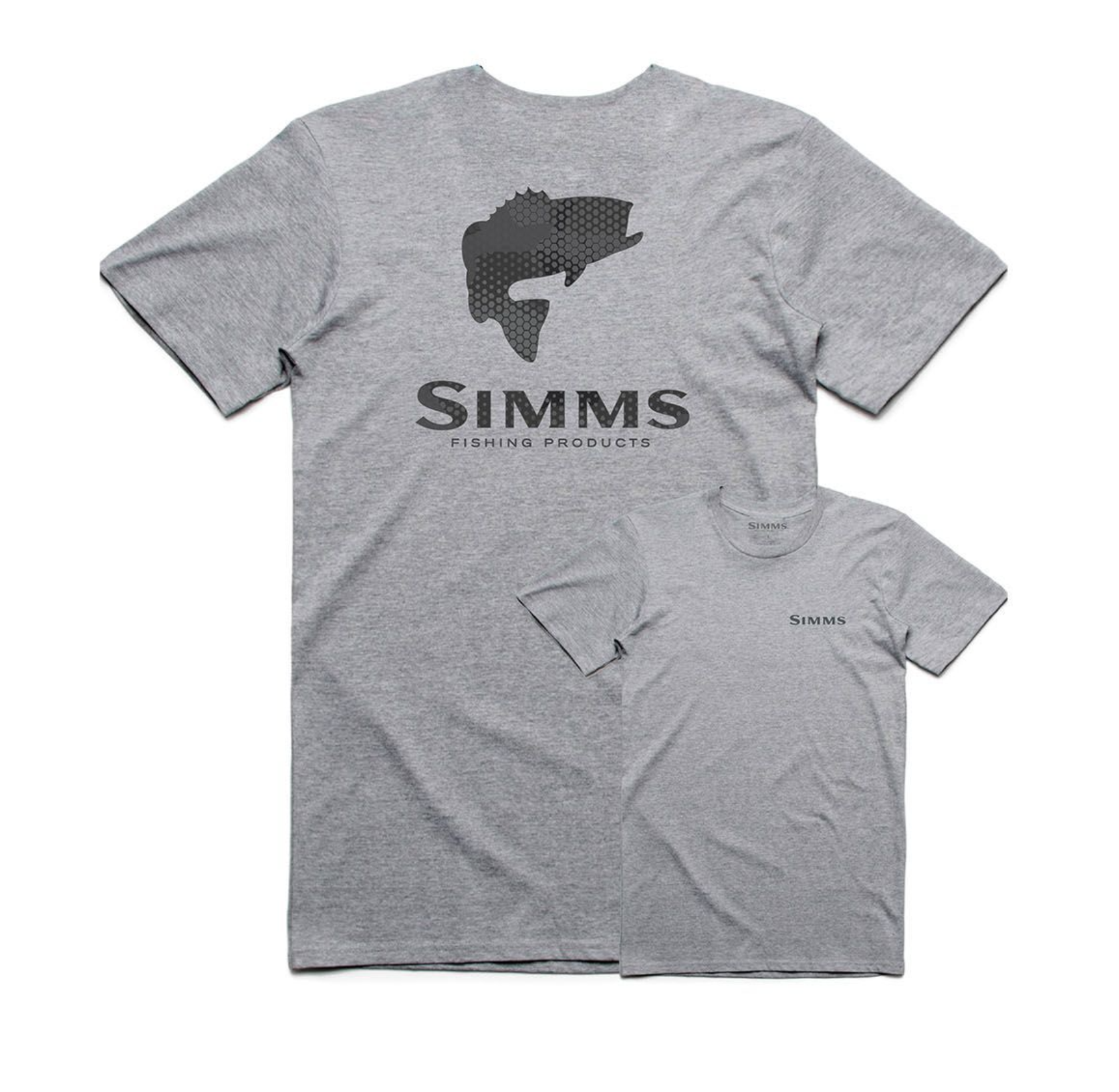 Simms Bass Hex Flo Camo T-Shirt - Mens 
