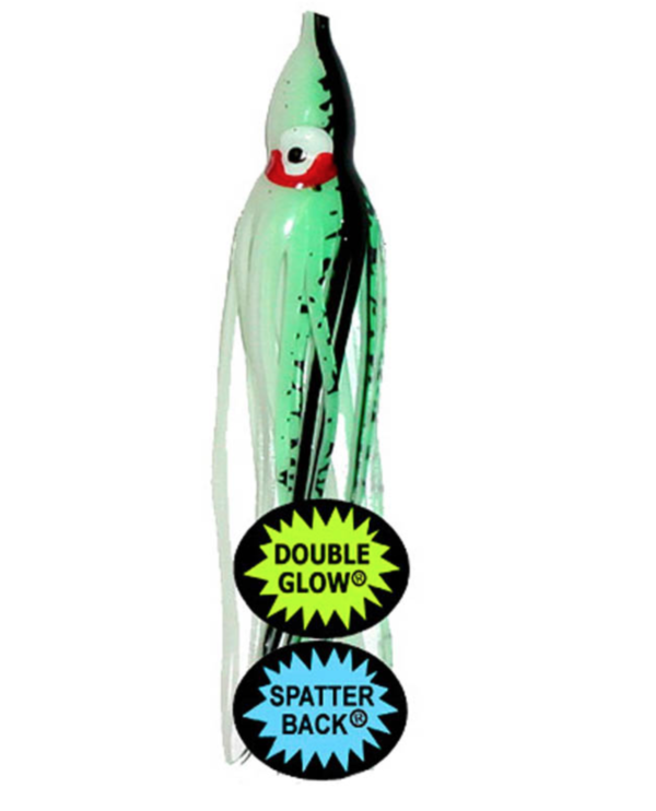 Squid Rigged Glow Green Black