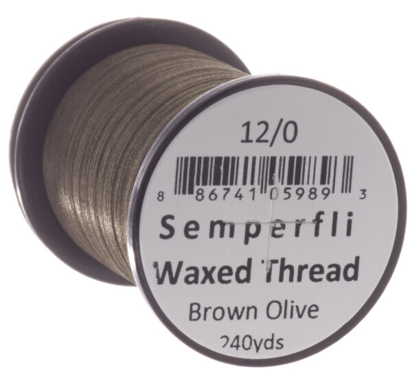 Classic Waxed Thread Brown Olive